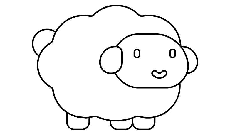 羊简笔画的画法