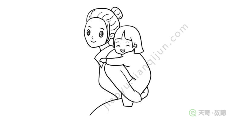 母亲节简笔画该怎么画