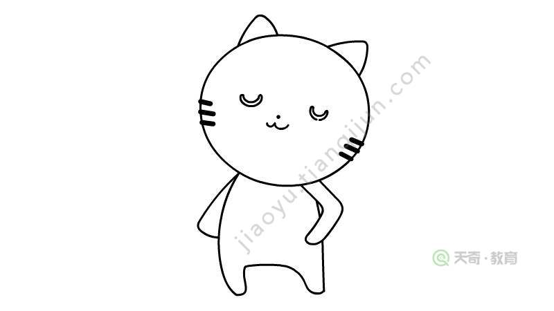 小猫简笔画怎么画