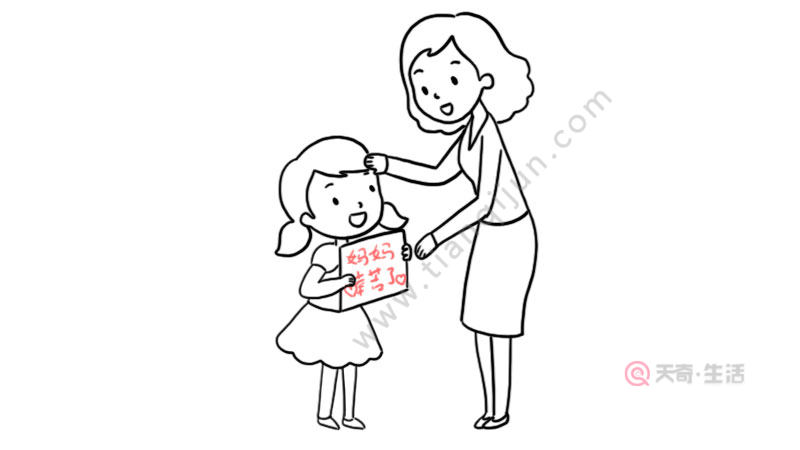 母亲节的简笔画怎么画 母亲节的简笔画教程