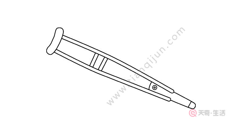拐杖简笔画怎么画拐杖简笔画画法