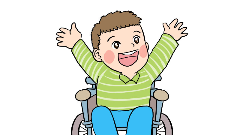 坐轮椅的小孩简笔画如何画