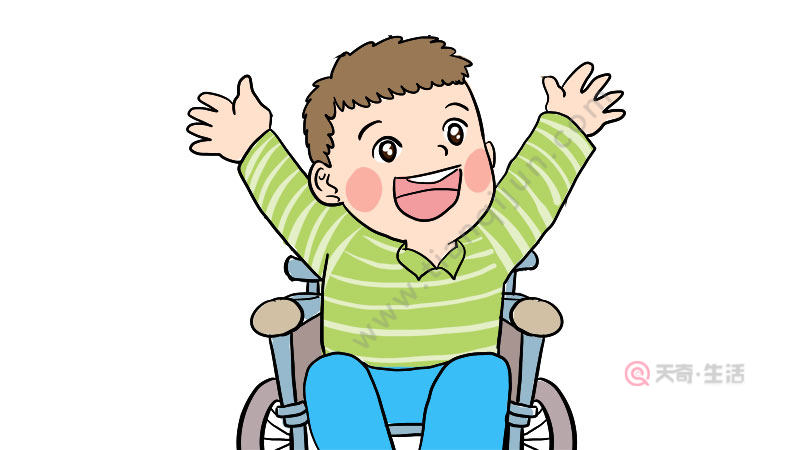 坐轮椅的小孩简笔画如何画 坐轮椅的小孩简笔画画法