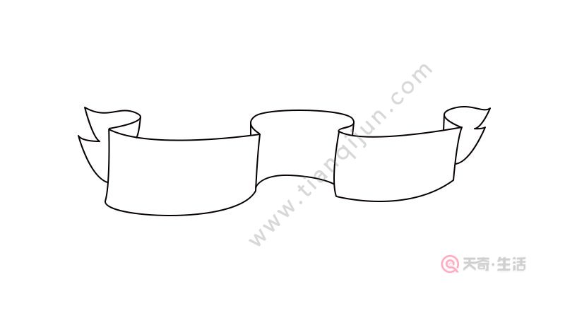 丝带简笔画教程丝带简笔画步骤