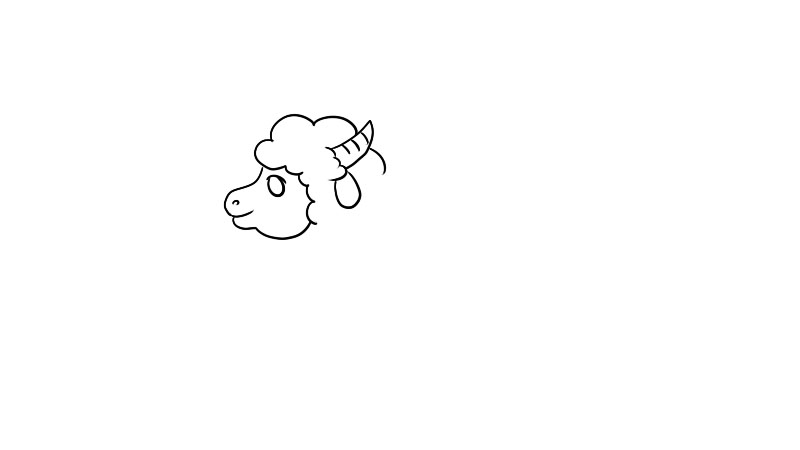 羊简笔画教程