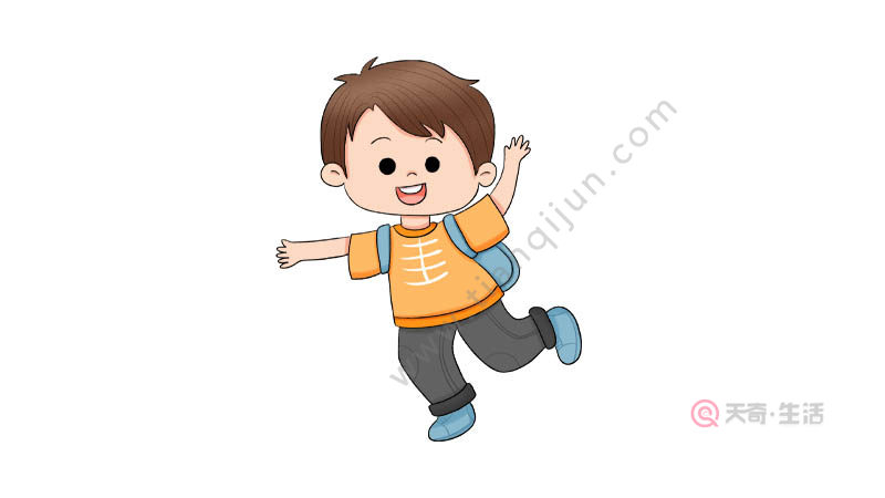 小男孩简笔画教程 小男孩简笔画步骤