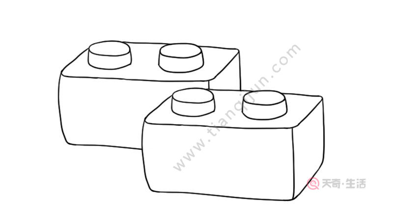 儿童节积木简笔画怎么画 儿童节积木简笔画画法