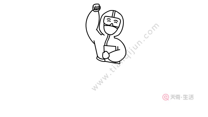 疫情防控简笔画怎么画 疫情防控简笔画画法