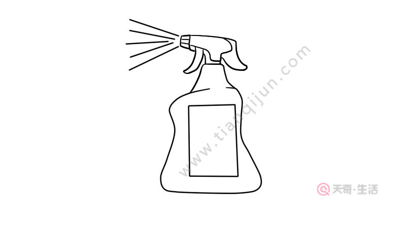 消毒液瓶简笔画步骤 消毒液瓶简笔画教程