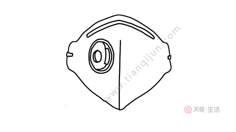 n95口罩简笔画怎么画 n95口罩简笔画画法