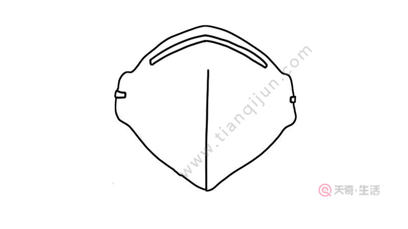 n95口罩简笔画怎么画 n95口罩简笔画画法