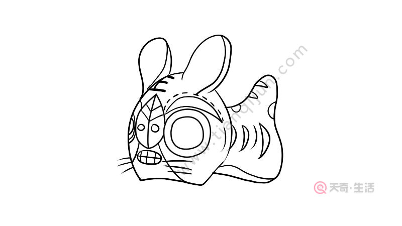 布老虎简笔画步骤 布老虎简笔画画法