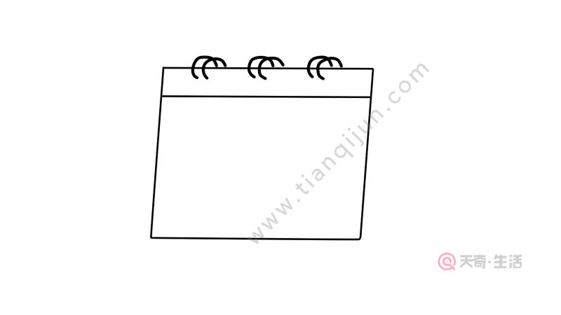 日历的简笔画画法日历的简笔画步骤