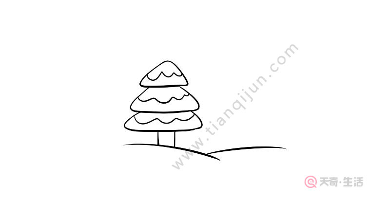 快乐的冬天简笔画怎么画 快乐的冬天简笔画画法
