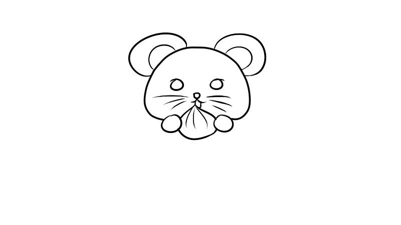 老鼠卡通简笔画怎么画