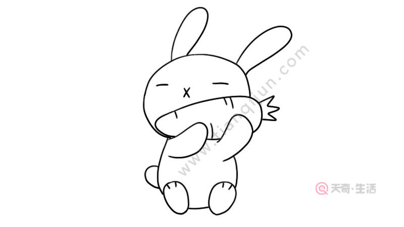 可爱的小兔子简笔画怎么画 可爱的小兔子简笔画画法