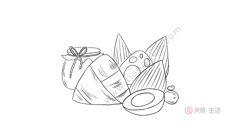 端午节简笔画的步骤 端午节简笔画的画法