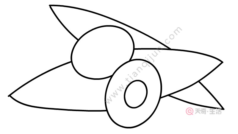 咸鸭蛋简笔画怎么画 咸鸭蛋简笔画画法