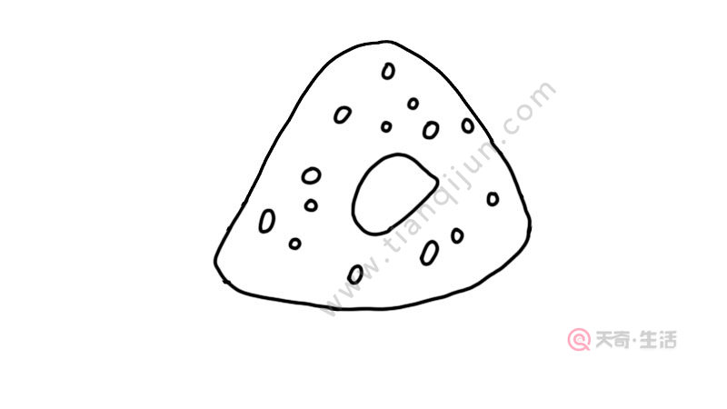 粽子简笔画画法 种子简笔画怎么画