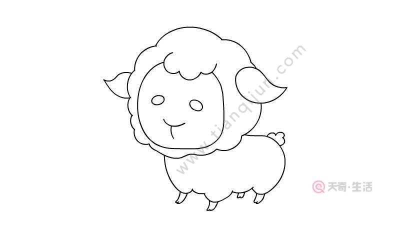 羊简笔画简笔画怎么画 羊简笔画简笔画画法