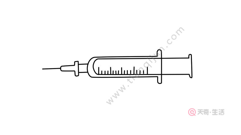打针筒简笔画步骤 打针筒简笔画教程