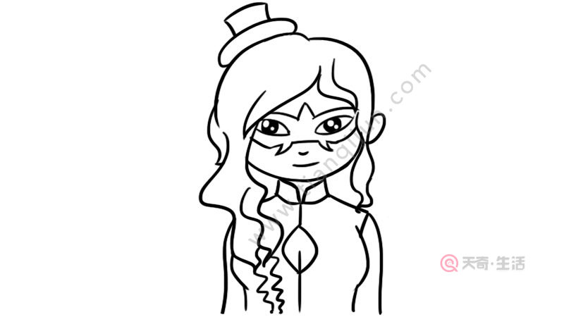 毒娘娘简笔画步骤毒娘娘简笔画教程