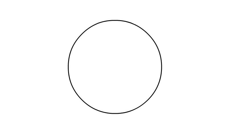 立体圆形怎么画