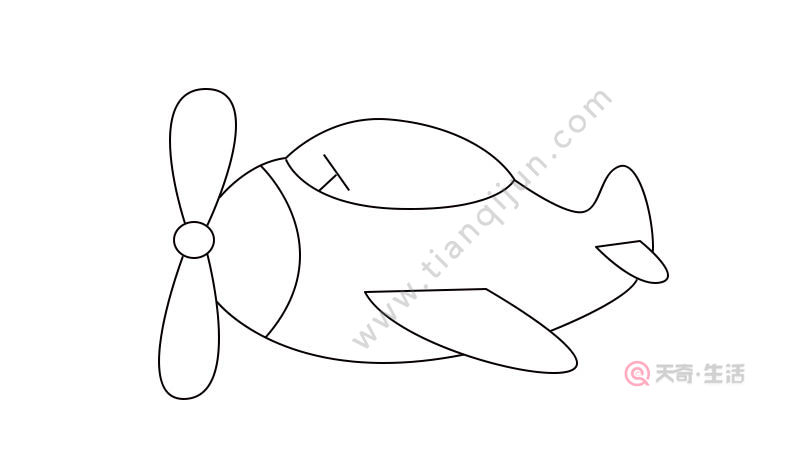飞机简笔画 飞机简笔画步骤