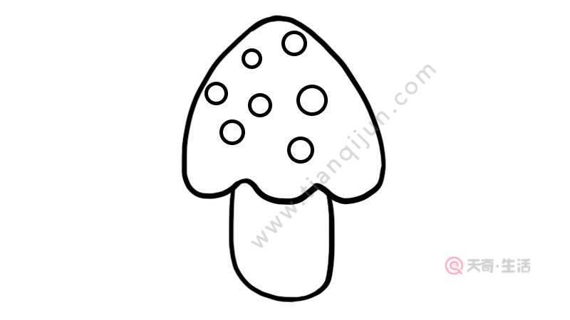 花蘑菇简笔画 花蘑菇简笔画怎么画