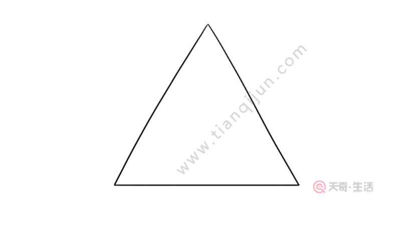 三角形简笔画 三角形简笔画步骤