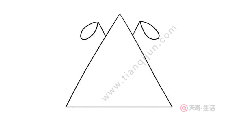 三角形简笔画 三角形简笔画步骤