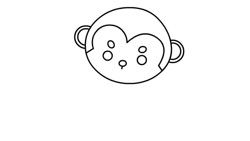 猴的简笔画