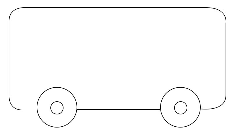 公交车简笔画