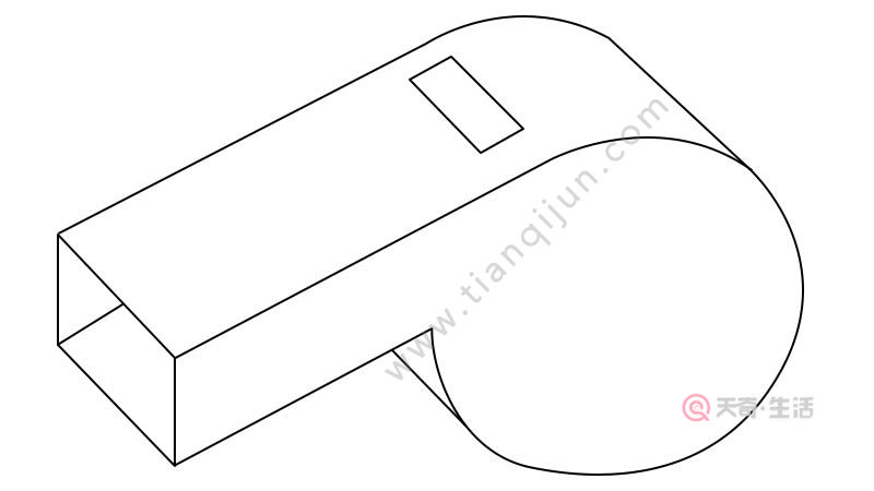 哨子简笔画 哨子怎么画