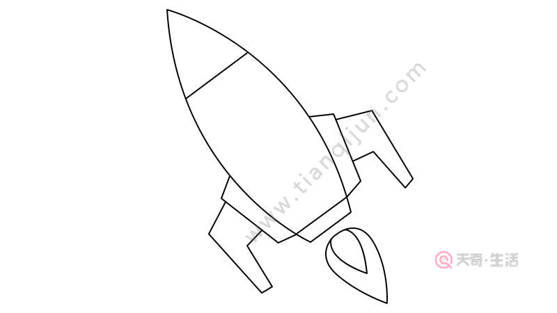 宇宙飞船简笔画 宇宙飞船的画法