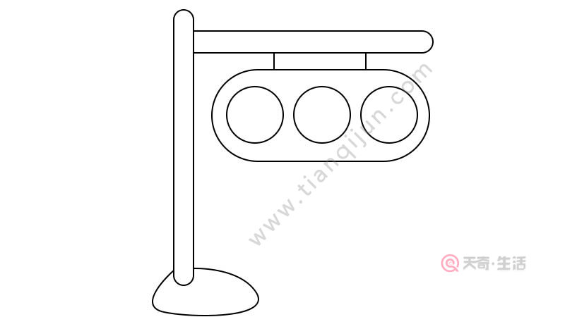 红绿灯简笔画 红绿灯的画法