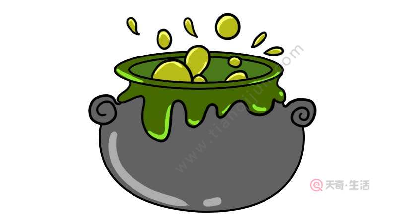 魔法药水简笔画