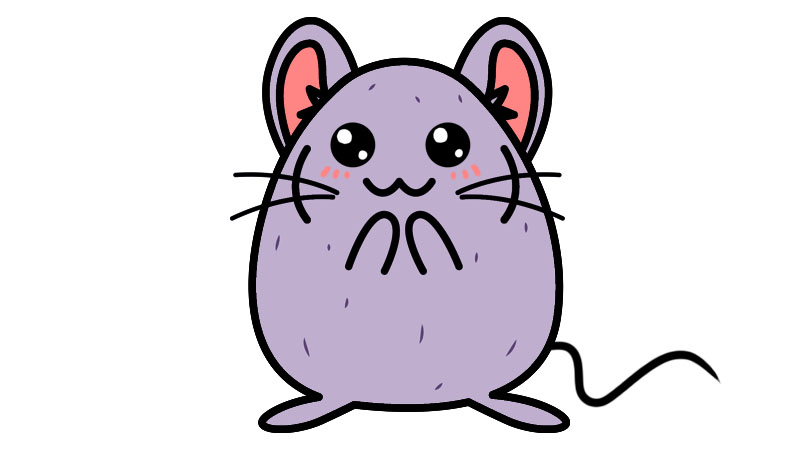 鼠年 可爱小老鼠简笔画