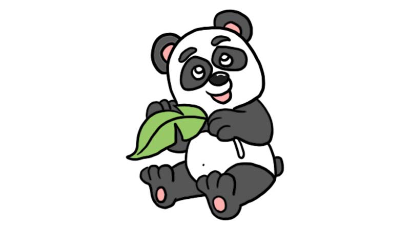 熊猫宝宝简笔画