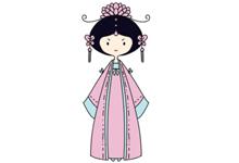想要古装服饰简笔画