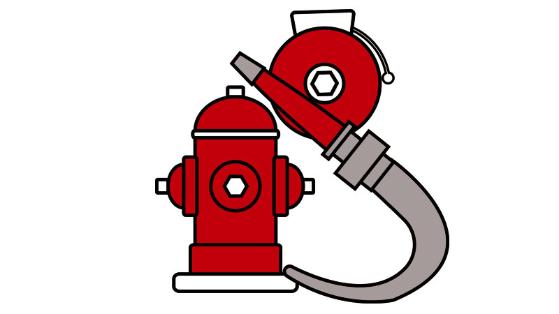 消防栓简笔画画法步骤
