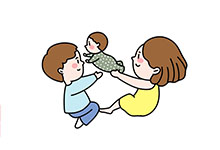 什么样的和爸爸妈妈过儿童节简笔画画法  和爸爸妈妈过儿童节简笔画