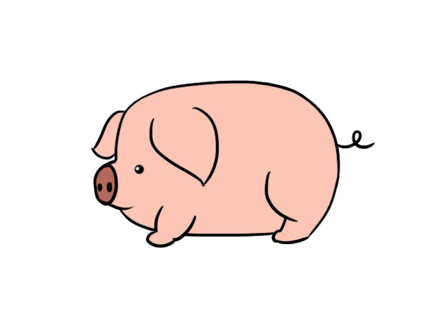 猪的简笔画