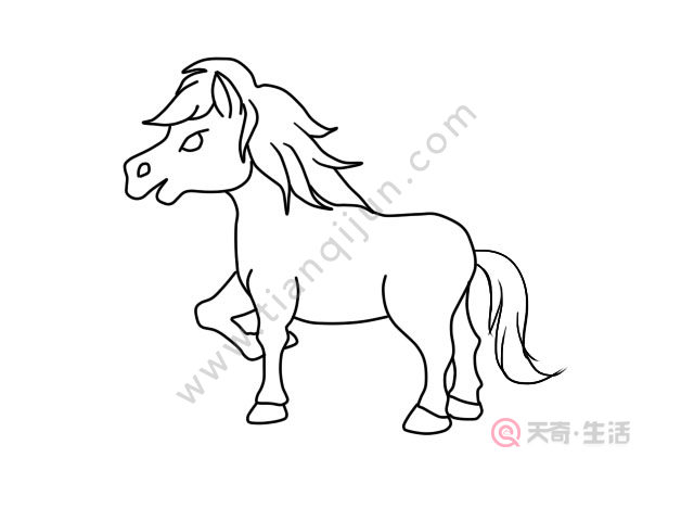天奇生活 简笔画大全 > 正文   6,接下来给它涂上颜色.
