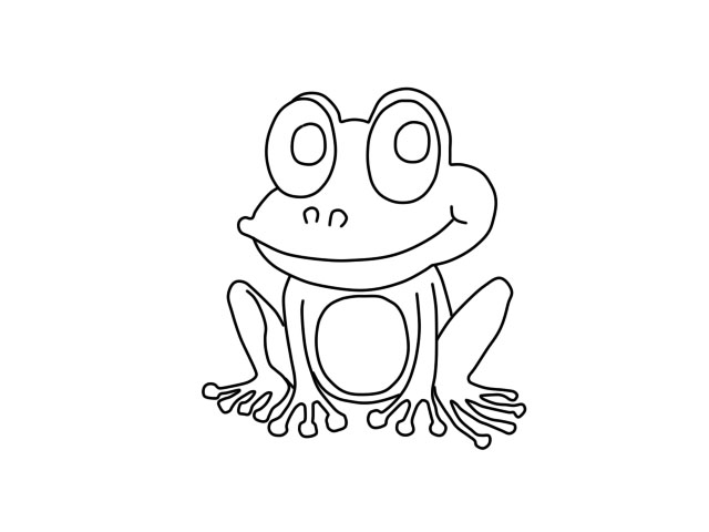 青蛙简笔画