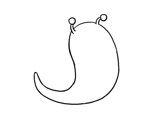 零基础学蜗牛简笔画