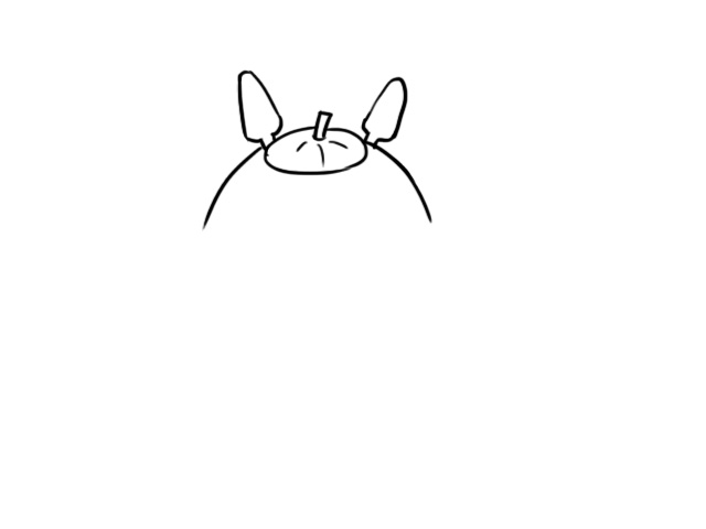 龙猫简笔画