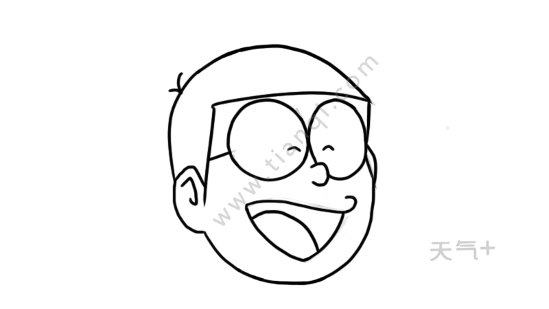 人脸简笔画 人脸怎么画简单