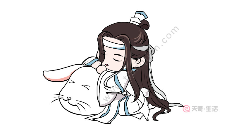 蓝忘机q版简笔画 蓝忘机q版的简单画法