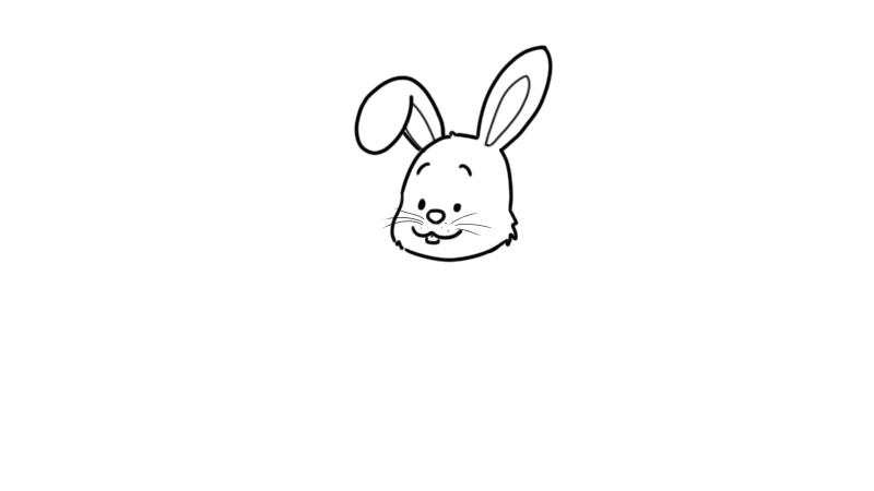 小白兔图片卡通简笔画